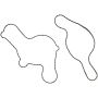 MAHLE K32199 Engine Water Pump Gasket