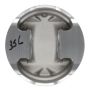 Wiseco 6597M855 Piston, Mitsubishi, 4G63, 85.50 mm Bore, Sport Compact, Set of 1