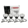 Wiseco K636M86 Piston Set, Mitsubishi, 4B11T, 86.00 mm Bore, Sport Compact, Set of 4