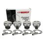 Wiseco K666M87 Piston Set, Mitsubishi, 4G63, 87.00 mm Bore, Sport Compact, Set of 4