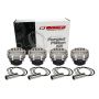 Wiseco K676M8625 Piston Set, Mitsubishi, 4G63, 86.25 mm Bore, Sport Compact, Set of 4