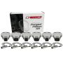 Wiseco K680M9558AP Piston Set, Nissan, VR38DETT, 95.58 mm Bore, Sport Compact, Set of 6