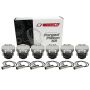 Wiseco KE114M85 Piston Set, BMW, M50B25, 85.00 mm Bore, European, Set of 6