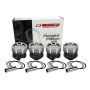 Wiseco KE208M97 Piston Set, Volvo, B230A, 97.00 mm Bore, European, Set of 4