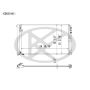 KOYORAD CD021041 Koyorad A/C Condenser CD021041