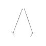 FIREWALL TO FENDER BRACE SET; 2 PC; STAINLESS; CHEVROLET/GMC PICKUP 47-54