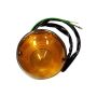 PARK LAMP ASSY; LH=RH; W/ AMBER LENS; CHEVROLET/GMC 55-57