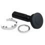 SPARE TIRE CARRIER LOCK TUBE AND COVER W/RETAINER; SILVERADO/SIERRA 14-18