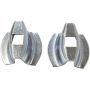 FRONT BUMPER END TO BODY BELL SET CHEVROLET BEL AIR CONVERTIBLE 55-55