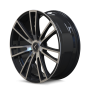 Kraze Wheels KR1838809BM40 SPECTRA (183) GLOSS BLACK MACHINED