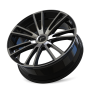 Kraze Wheels KR1838809BM40 SPECTRA (183) GLOSS BLACK MACHINED