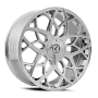 Kraze Wheels KR18422818C38 RICOCHET (KR184) CHROME