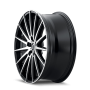 Kraze Wheels KR1918812BM40 191 (191) BLACK/MACHINED FACE