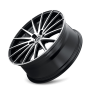 Kraze Wheels KR1918812BM40 191 (191) BLACK/MACHINED FACE