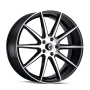 Kraze Wheels KR1948865BM40 KRAZE KR194 (KR194) GLOSS BLACK MACHINED