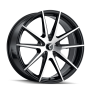 Kraze Wheels KR1938845BM40 TURISMO (KR193) GLOSS BLACK MACHINED