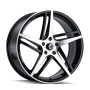 Kraze Wheels KR1952865BM38 195 (195) GLOSS BLACK MACHINED