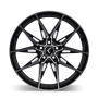 Kraze Wheels KR1962945BM35 EVOLVE (KR196) GLOSS BLACK MACHINED