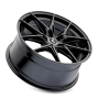 Kraze Wheels KR1962912GB35 EVOLVE (KR196) GLOSS BLACK