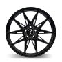 Kraze Wheels KR1962912GB35 EVOLVE (KR196) GLOSS BLACK