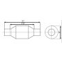 Different Trend Regular Catalytic Converters OBD II Epa Complant 235214