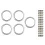 Ford Racing M-1021K-BLG 2021-2025 Bronco Beadlock Trim Ring Kit-Gray