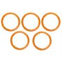 Ford Racing M-1021K-BLO 2021-2025 Bronco Beadlock Trim Ring Kit-Orange