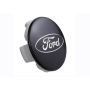 Ford Racing M-1096K-BCS Ford Car Black And Chrome Wheel Center Cap Kit-Satin