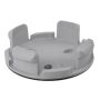Ford Racing M-1096K-BCS Ford Car Black And Chrome Wheel Center Cap Kit-Satin