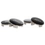 Ford Racing M-1096K-BCT Ford Truck/SUV Black And Chrome Wheel Center Cap Kit
