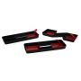 Ford Racing M-1447-BLMB 2021-2025 Bronco Grille Lettering Overlay Kit-Black