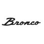 Ford Racing M-1447-BSGS 2021-2025 Bronco Classic Script Fender Badge Kit-Gloss Black