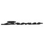 Ford Racing M-1447-BSGS 2021-2025 Bronco Classic Script Fender Badge Kit-Gloss Black