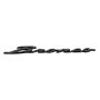 Ford Racing M-1447-BSMB 2021-2025 Bronco Classic Script Fender Badge Kit-Matte Black