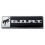 Ford Racing M-1447-GOAT Bronco/Bronco Sport G.O.A.T. Badge-Black/Chrome