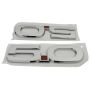 Ford Racing M-1447-M50A 2015-2023 Mustang 5.0L Fender Emblems/Badges-Chrome-Pair
