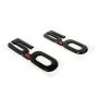 Ford Racing M-1447-M50AB 2015-2023 Mustang 5.0L Fender Emblems/Badges-Black-Pair