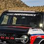Ford Racing M-1820-BRW 2021-2025 Ford Performance Bronco Windshield Banner-White
