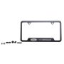 Ford Racing M-1828-SS304BK Ford Performance License Plate Frame-Black Stainless Steel