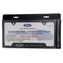 Ford Racing M-1828-SS304BK Ford Performance License Plate Frame-Black Stainless Steel