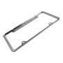 Ford Racing M-1828-SS304C Ford Performance License Plate Frame-Brushed Stainless Steel