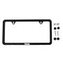 Ford Racing M-1828-SSB Ford Performance Slim License Plate Frame-Black Stainless Steel