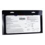 Ford Racing M-1828-SSC Ford Performance Slim License Plate Frame-Brushed Stainless Steel