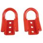 Ford Racing M-18954-BTHR 2021 -2025 Bronco Rear Tow Hook Pair-Red