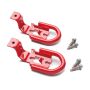 Ford Racing M-18954-RA 2019-2023 Ranger Tow Hooks-Pair-Red