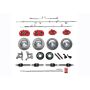 Ford Racing M-2300-Y 2015-2023 Mustang Performance GT350R Brake Kit