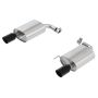 Ford Racing M-5230-M4SBA 2015-2023 Mustang 2.3L EcoBoost Sport Muffler Kit-Black Chrome Tips