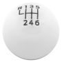 Ford Racing M-7213-M8B 2015-2025 Mustang Bullitt White Shift Knob