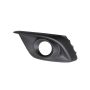 LH FRONT BUMPER INSERT FOG LAMP BEZEL; W/FOG LAMPS; PTM MAZDA 3 14-16