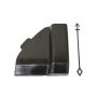 TOW HOOK COVER W164; W/AMG STYLING PKG; PTM MERCEDES-BENZ ML-CLASS 06-11